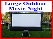 Large Outdoor Movie Night Large Outdoor Movie Night
