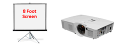 Optoma 3600 Lumens Projector and 8ft Screen Package Optoma 3600 Lumens Projector and 8ft Screen Package